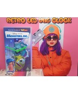 Monsters Inc Retro LED backlit VHS Case Desk or wall Clock. Man cave.kid... - $35.20 CAD