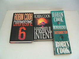 Robin Cook  medical thriller 4 book lot mindbend harmful intent chromoso... - $19.10