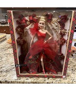 Barbie Signature Doll 2024 Holiday Blonde Fashion Doll Gown W/ Plaid NEW - $102.29 CAD