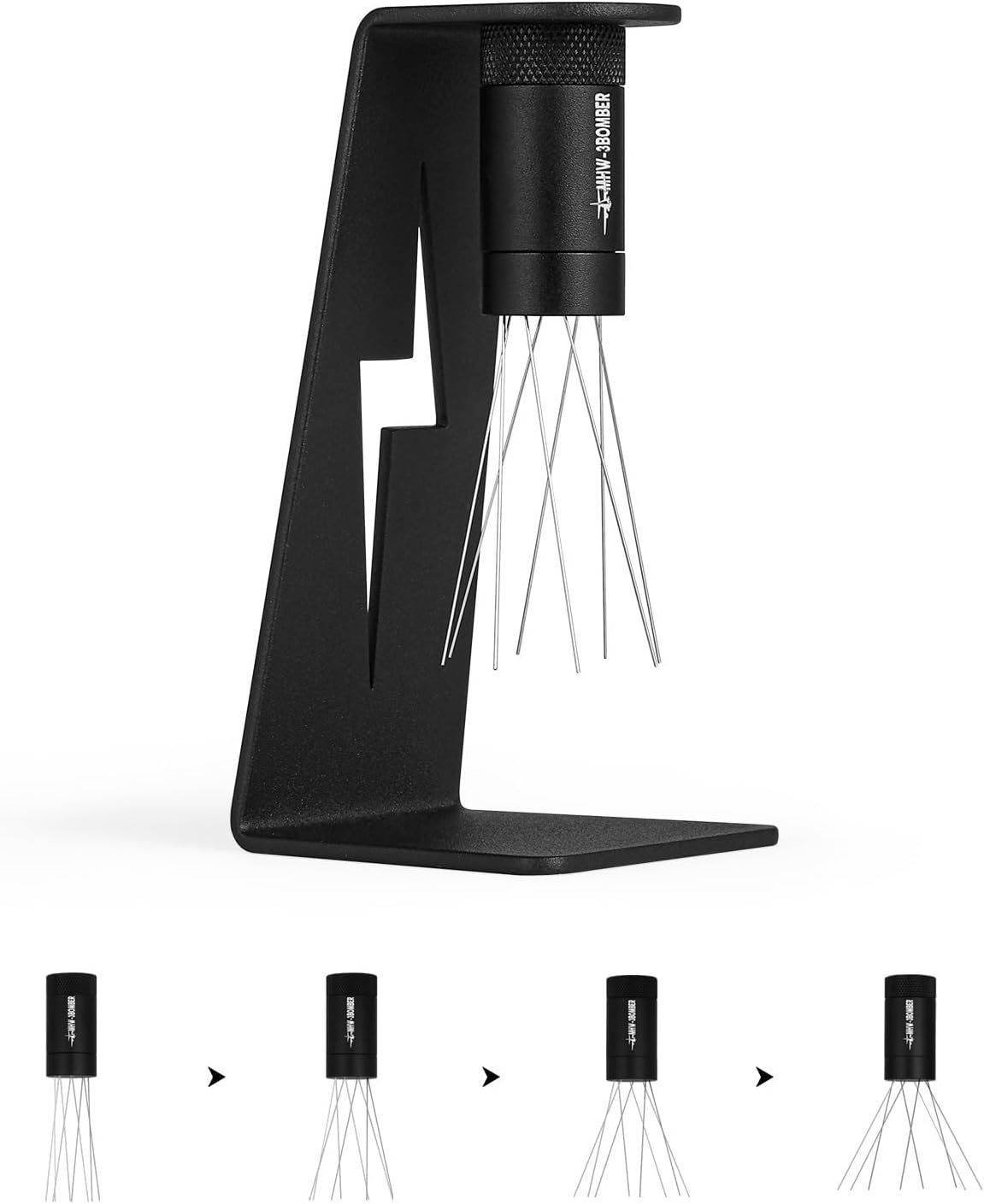 Mhw-3Bomber Wdt Tool Espresso Distribution Tool With Magnetic Stand For, Os - $39.99
