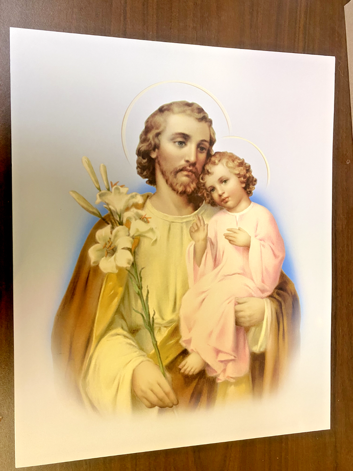 Saint Joseph  16" x 20" Poster, New. #64