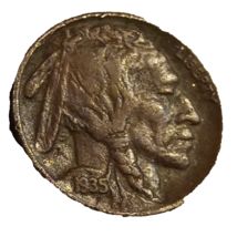 1935 Denver mint Indian Head Buffalo Nickel - £2.35 GBP