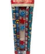 2018 PEANUTS Gift Wrap Ensemble Set 3 Paper Rolls 1 Foil Roll 10 Gift Ta... - £28.55 GBP