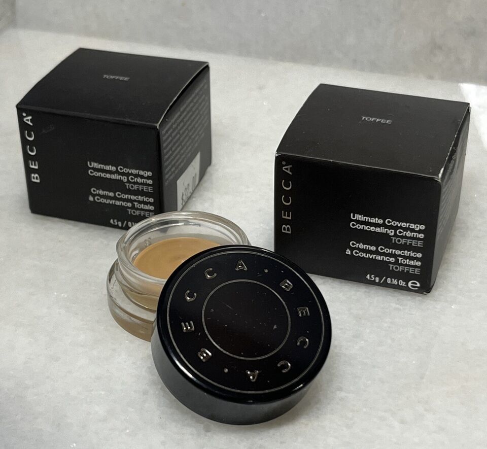 2 Becca Ultimate Coverage Concealing Creme - Toffee - 0.16oz - $21.38
