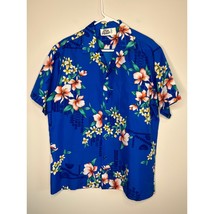 1970s Hilo Hattie&#39;s Hawaiian Maui Floral Luau Tropical Tourist Resort Sh... - $731.63 MXN