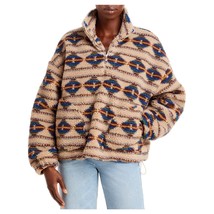 Aqua Womens Sherpa Aztec Teddy Coat XS - £33.98 GBP