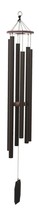 HARMONICA WIND CHIME ~ Textured Copper Finish 48 inch Amish Handmade in ... - $179.97