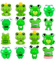 45 Pcs Mini Frog Figurines Cute Miniature Plastic Frog Bulk Garden Accessories - £7.46 GBP
