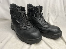 Bates Mens Black Composite Toe Zip Tactical Work Boots Size 12  E02264 - £23.36 GBP