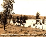 RPPC Indian Lake Near Iron River Michigan MI LC Cook Co Postcard UNP A-2252 - £11.63 GBP