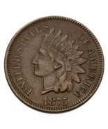 1875 1C Indian Cent in XF Condition, Brown Color, Nice Detail for Grade! - £117.33 GBP