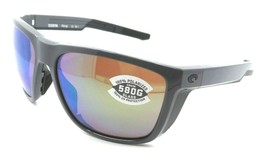 Costa Del Mar Sunglasses Ferg 59-16-125 Shiny Gray / Green Mirror 580G Glass - £133.56 GBP