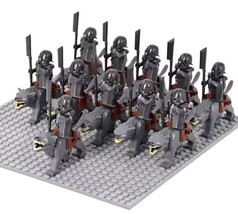 Warg Varg Orcs Soldier VS Uruk-hai Azog Figures Wolfs Mini Dwarfs XP433 - $28.99