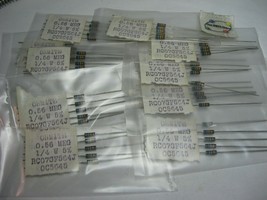 50 Pack Ohmite Resistor 560000 Ohm 560K 1/4W 5% Carbon Composition - NOS - $9.49