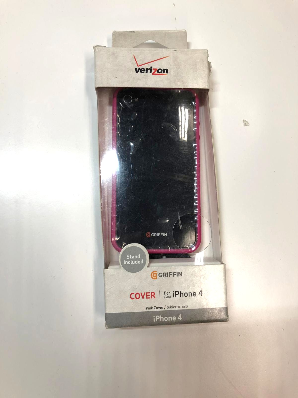 Griffin Reveal Cover with Viewing Stand for iPhone 4/4s (Pink/Black) Item image 2