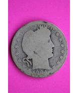 1904 O Barber Liberty Silver Quarter Scarce Guaranteed Authentic Rare Co... - $456.75 MXN
