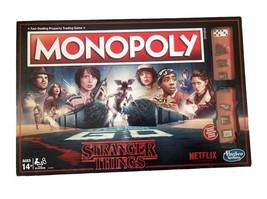 Monopoly Stranger Things Edition Board Game 2017 Netflix Hasbro -COMPLETE! - $19.20