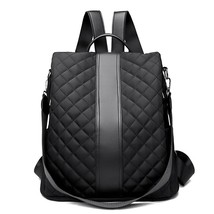 Lingge Fashion Multifunctional Backpack 2023 Women&#39;s Simple Anti-Theft  Bag Casu - £116.51 GBP