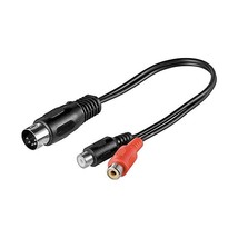 Goobay AVK 102-020 2m 5 Pin DIN Plug to 2 x RCA Jack 0.2m Audio Video Ca... - €38,90 EUR