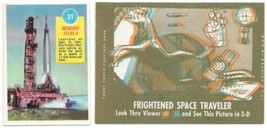 Astronaut Trading Card with 3-D Back #31 Mercury Atlas 4 Topps 1963 EXCELLENT - $14.49