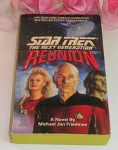 Star Trek The Next Generation Reunion A Novel By Michael Jan Friedman - £3.92 GBP