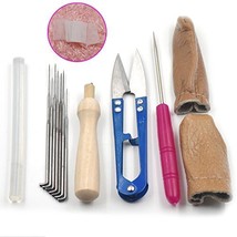 Fujiyuan 1 box Needles Felting Starter Kit Wool Felt Tool Mat Finger Cot Scissor - £6.35 GBP