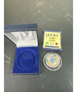 Liberia 2000 Lucky $10 Colorized Coin Elephant Horseshoe 7 Clover w/ Cas... - $40.83 CAD