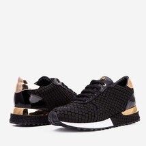 The Scarlet Black Leather Women Sneaker image 6