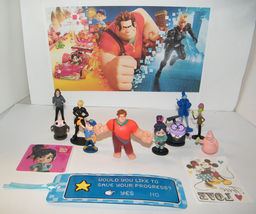 Wreck-It Ralph Movie Deluxe Figure Toy Set of 13 with 10 Figures and More! - £12.95 GBP