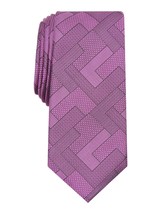 Alfani Men&#39;s Larsson Silk Blend Professional Neck Tie Pink Size Regular ... - £7.95 GBP
