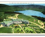 Sky Top Club Aerial View Sky Top Pennsylvania PA Linen Postcard N24 - $3.91