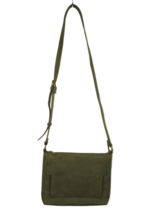 Universal Thread Olive Faux Leather Small Crossbody Zip Closure Purse - £11.76 GBP