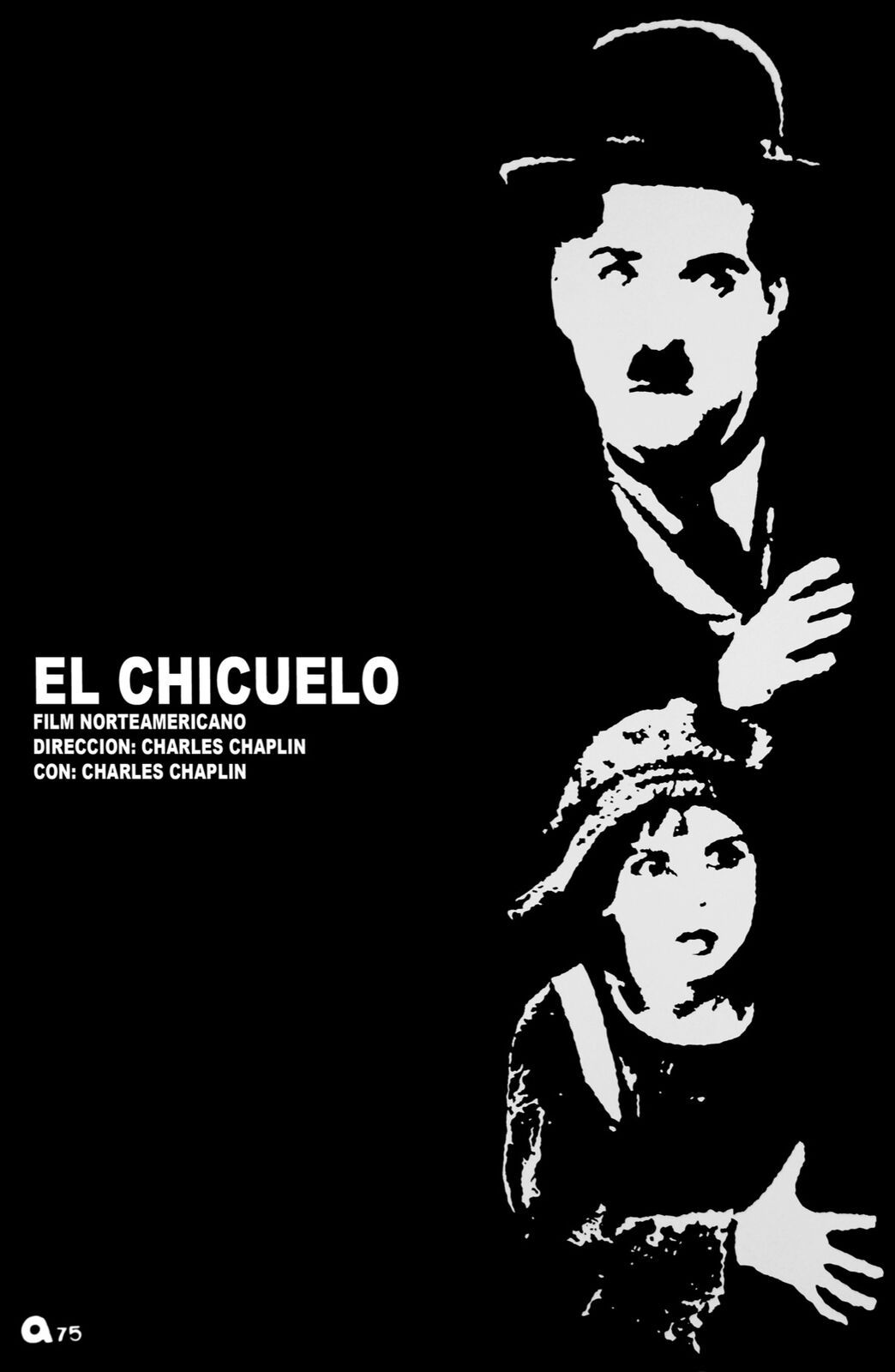 4652.El chicuelo.charlie chaplin.young girl.movie.POSTER.Decoration.Graphic Art