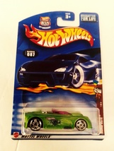 Hot Wheels 2002 #087 Green Monoposto Spectra Flame II Series 1/4 Mint On Card - £23.97 GBP