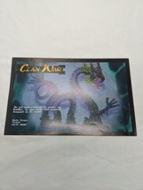 Legends Of The Five Rings Clan War Water Dragon Flyer Advertisement Sheet - $26.07 CAD