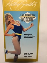 Vhs Kathy Smith&#39;s Fat Burning Workout-1988-Color--RARE Collectible Vintage - £23.08 GBP