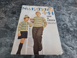 Sweaters 4 to 14 Knit Crochet book 178 - $2.99