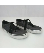VANS Atwood Textile Gray Pewter White Shoes Size Youth 4 - $18.80