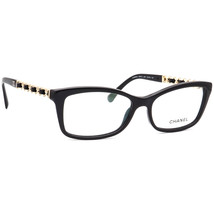 Chanel Eyeglasses 3264-Q c.501 Black/Gold Butterfly Frame Italy 54[]16 140 - £308.36 GBP