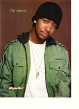 B2K Omarion teen magazine pinup clipping Right On green shirt - £2.74 GBP