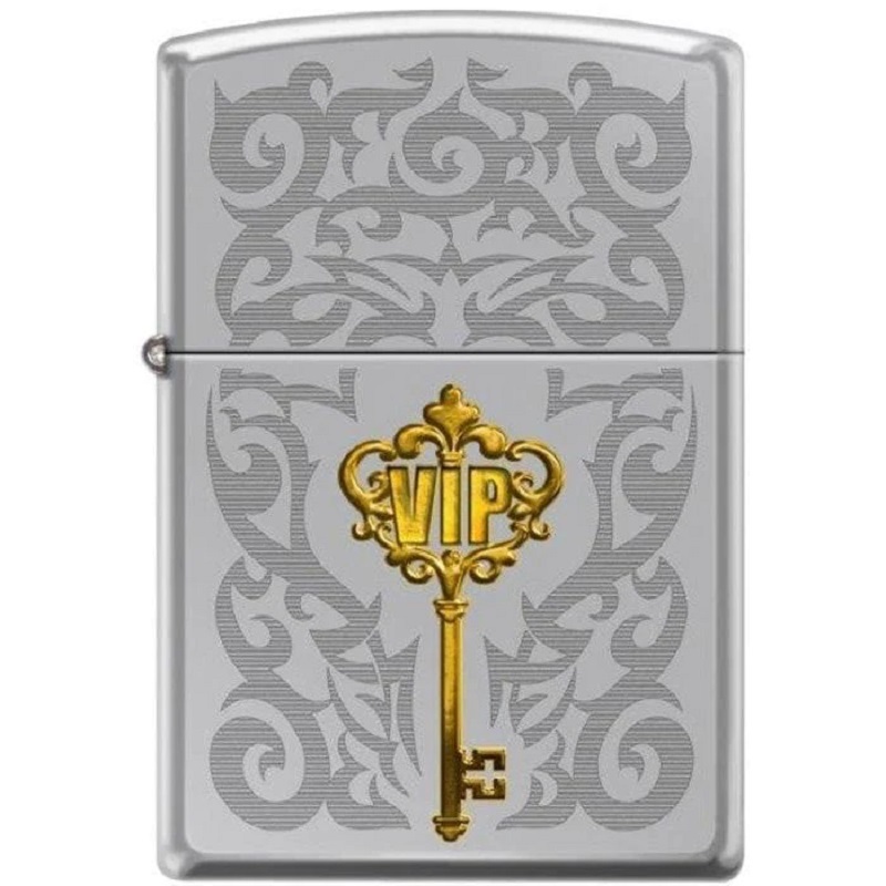 Zippo Lighter - VIP Key Hi Polished Chrome - 853742 - $35.96