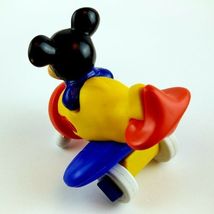 Disney Mickey Mouse Puzzle Airplane Straco Vintage Plastic Toy Plane 1981 image 6