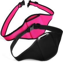 2Pcs Mic Fitness Belt Adjustable Microphone Belt Pouch With Anti Dropping Strap, - £33.03 GBP