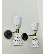 Wall Sconce Mid Century 1950&#39;s Style Italian Stilnovo Sconce Lighting - £87.52 GBP