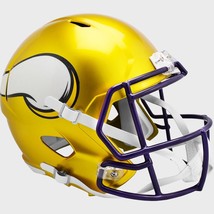 Minnesota Vikings Full Size Flash Replica Speed Helmet - £144.58 GBP
