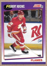 1991-92 Score American #263 Robert Reichel Calgary Flames - $1.50