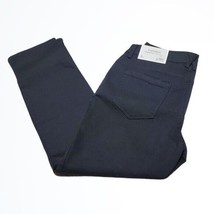 Christopher &amp; Banks Black Mid Rise Shaped Fit Tapered Jeans Size 6P NWT - £26.22 GBP