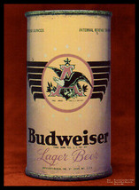 Beer Cans - Budweiser Lager Beer (1936) Canvas Art Poster 18&quot; x 24&quot; - £25.57 GBP