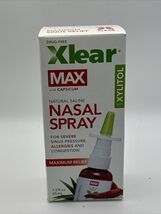 Xlear MAX Saline Nasal Spray with Xylitol, Capsicum and Aloe, 1.5 fl oz ... - $15.72