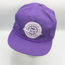 Owls Head Maine Transportation Museum Purlpe Strapback Adjustable Hat Cap - $29.68